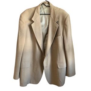 Talbot Jaimes 100% Camel Hair Heavy Overcoat Men's Big & Tall USA Vintage